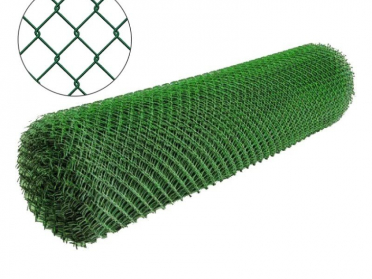 Сетка рабица ПВХ 55х55х2,4 (1,5х10м)