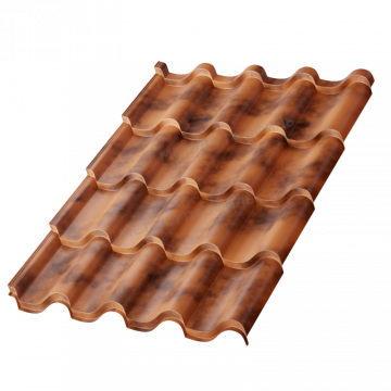 Листовая металлочерепица МОНТЕРРОСА